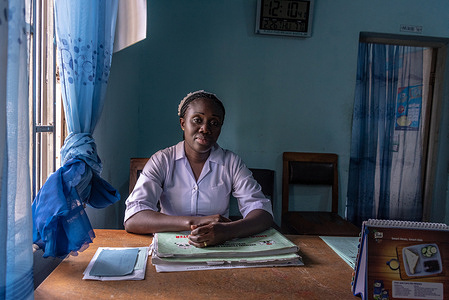 Portraits of Naomi Kahansim, nurse at Plateau State Specialist Hospital in Jos, Nigeria.