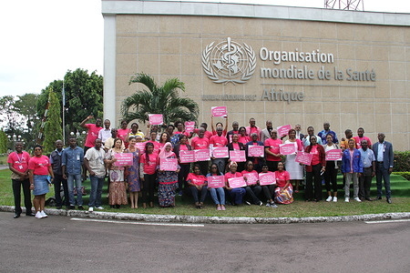 Raising awareness of early detection of breast cancer, 27 October 2023 at the WHO regional office for Africa. In a global effort to raise awareness on breast cancer, October has been designated as the Pink Month.  The Pink Month is a month where efforts to educate those concerned about the disease, including early identification and signs and symptoms associated with breast cancer.
